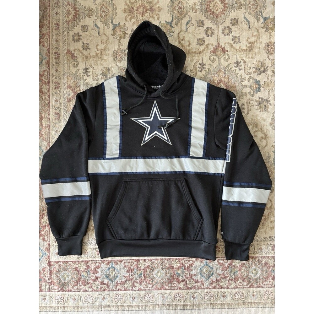 Dallas Cowboys Reflective Hoodie Mens Size Medium Blue Black Buffalo Outdoors